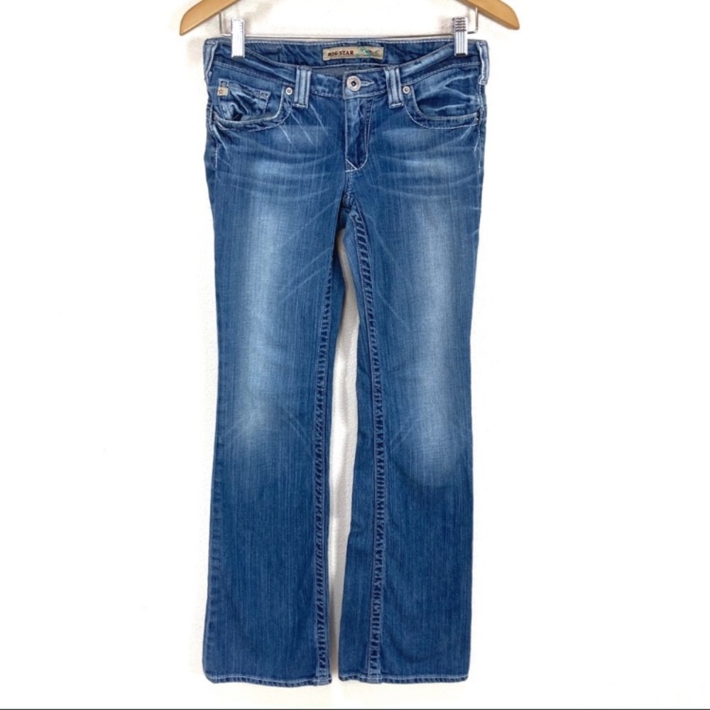 Big Star Casey K. Bootcut Low Rise Medium Wash Jeans Women’s Sz 27 Long